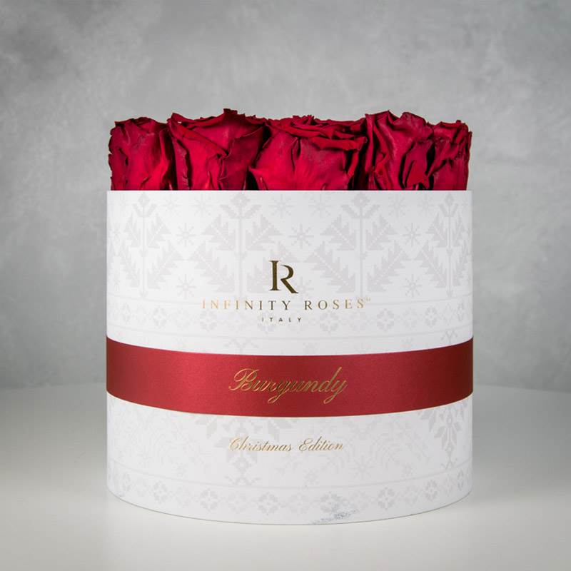 Sammlung Fiocco di neve mit Rose Burgundy